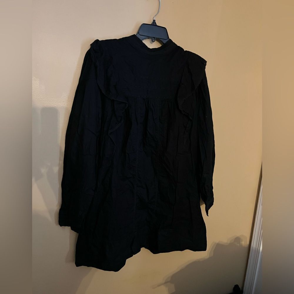 Elan large black mini dress/tunic